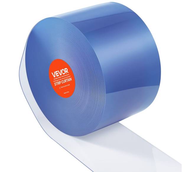 PVC juostos durų uždanga 45.72 m x 20 cm10