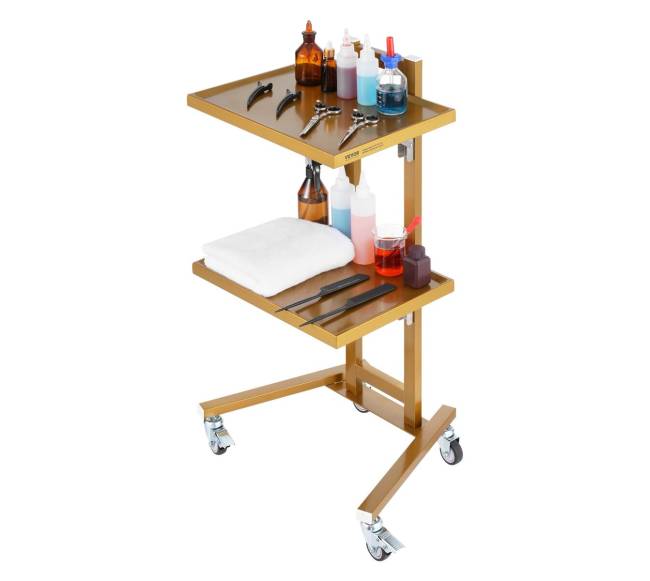 Dviejų aukštų nerūdijančio plieno vežimėlis0