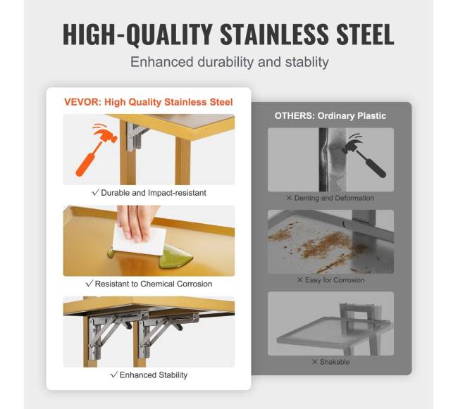 Dviejų aukštų nerūdijančio plieno vežimėlis2