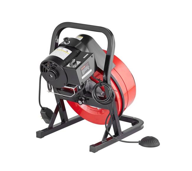 50ft ilgio kanalizacijos valiklis su 4 pjovikliais0