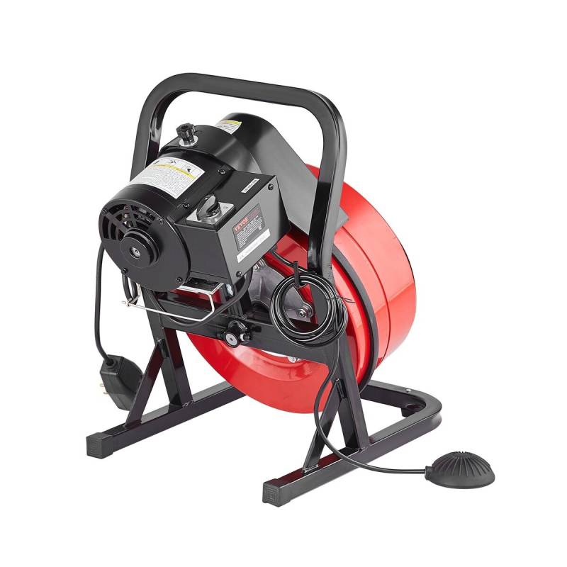 50ft ilgio kanalizacijos valiklis su 4 pjovikliais0