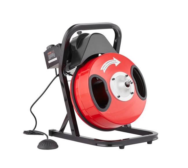 50ft ilgio kanalizacijos valiklis su 4 pjovikliais9