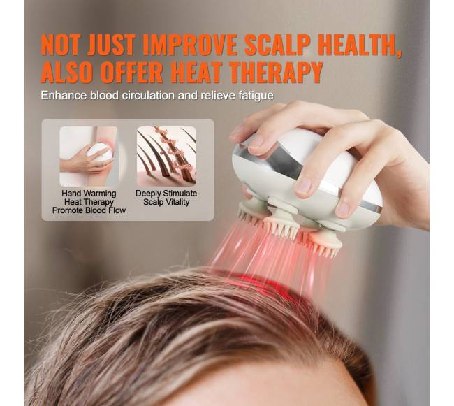 Elektrinis galvos masažuoklis su šildymu2