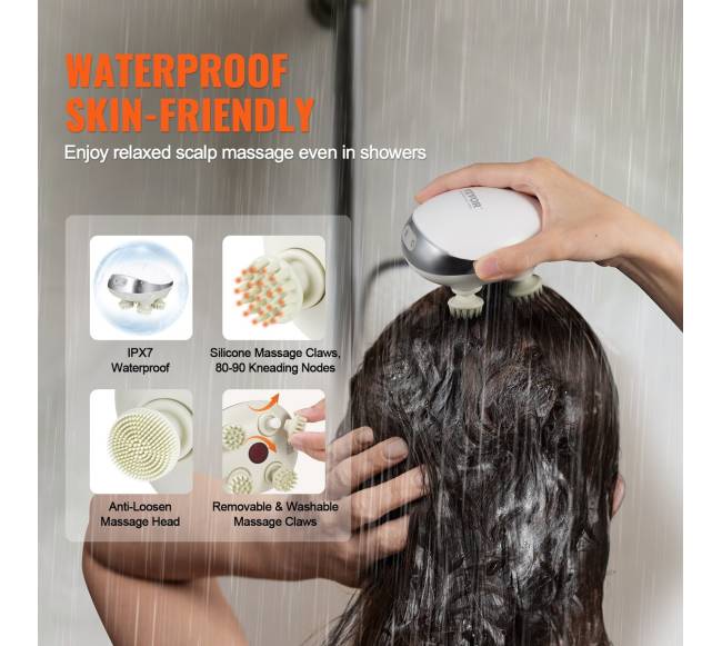 Elektrinis galvos masažuoklis su šildymu4