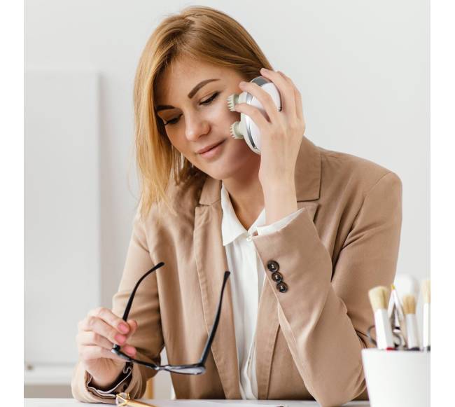 Elektrinis galvos masažuoklis su šildymu7