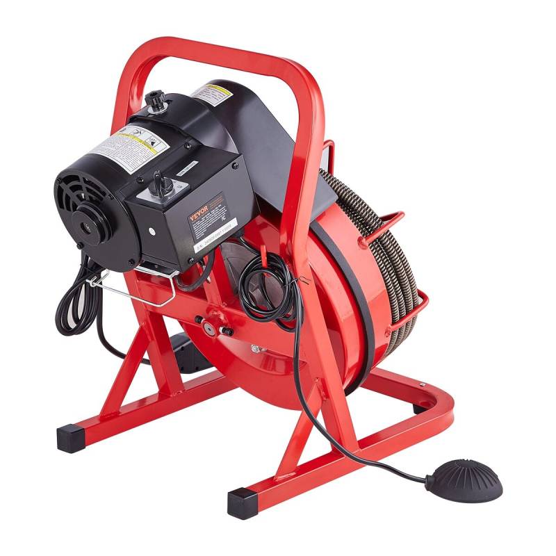 Kanalizacijos valymo mašina su 15 m sraige0