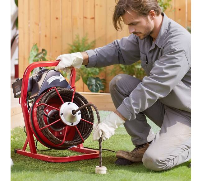 Kanalizacijos valymo mašina su 15 m sraige7