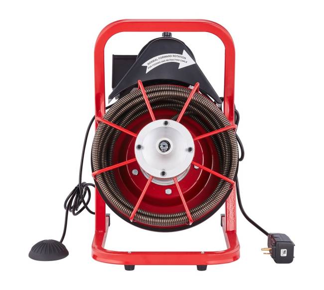 Kanalizacijos valymo mašina su 15 m sraige9