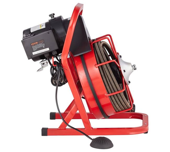 Kanalizacijos valymo mašina su 15 m sraige10