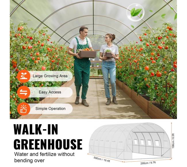 Šiltnamis su tuneliu 590x295x198 cm4