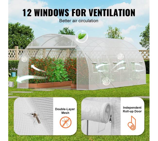 Šiltnamis su tuneliu 590x295x198 cm5