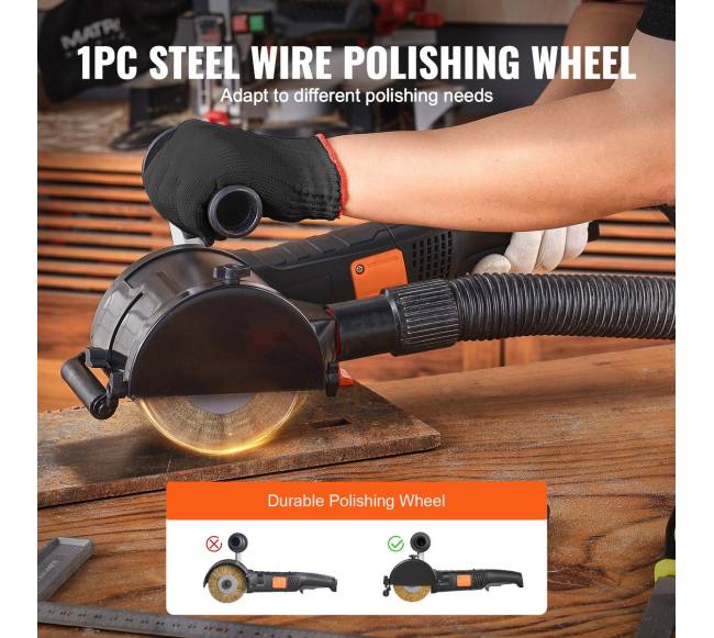 Metalo poliravimo mašina 1300W, 6 greičiai3