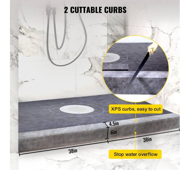 Vandeniui atspari dušo komplektas su centriniu nutekėjimu3