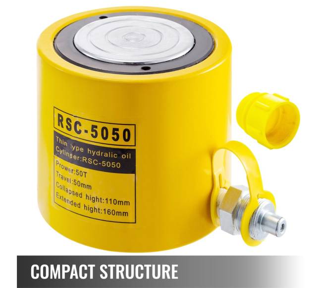 50 tonų hidraulinis cilindras su 50 mm eiga4