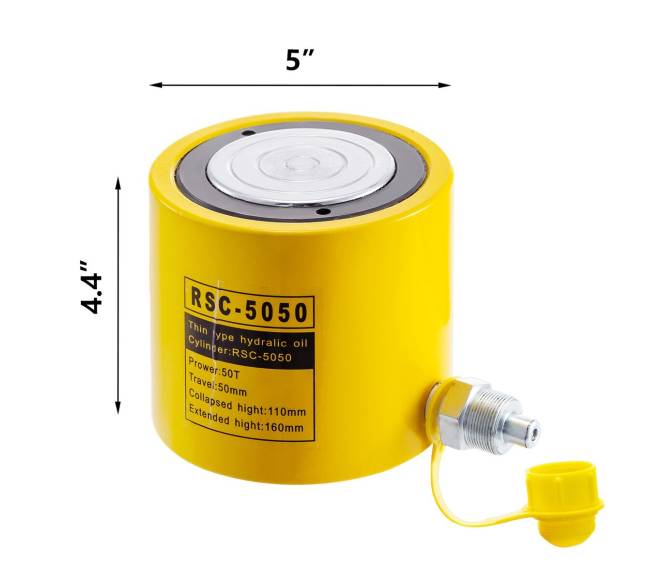 50 tonų hidraulinis cilindras su 50 mm eiga7