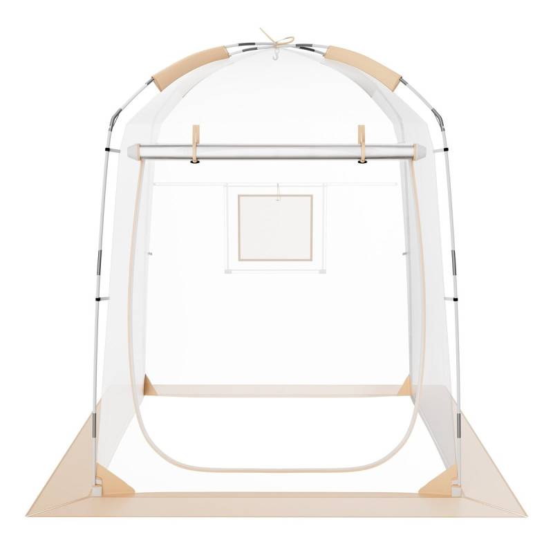 Vienvietis skaidrus sporto palapinės burbulas0