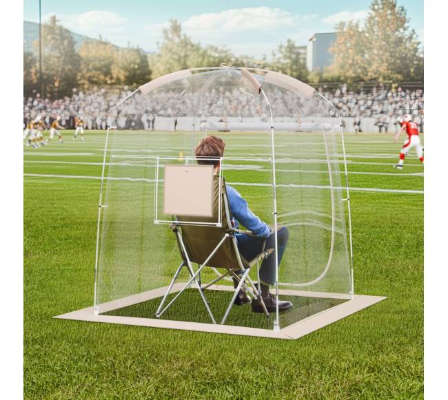 Vienvietis skaidrus sporto palapinės burbulas7