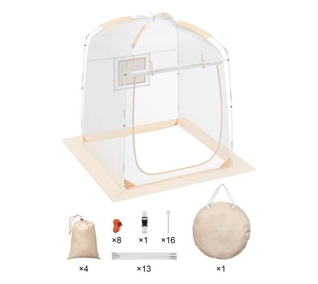 Vienvietis skaidrus sporto palapinės burbulas8