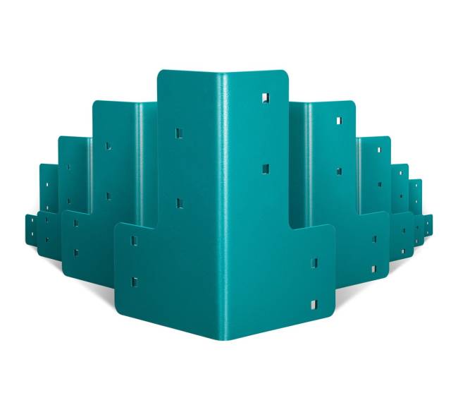 8 vnt. darbastalio kampų laikiklių rinkinys0