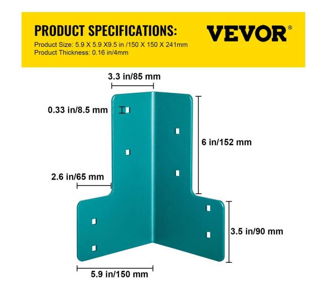 8 vnt. darbastalio kampų laikiklių rinkinys6