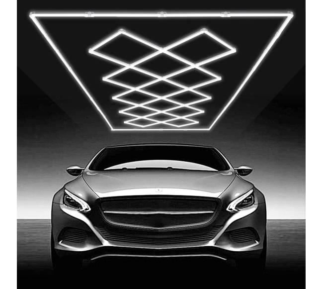 Kvadratiniai LED garažo žibintai 88000LM7