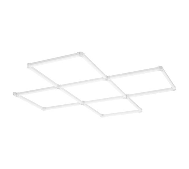 Kvadratinės LED garažo šviestuvai 22000LM9