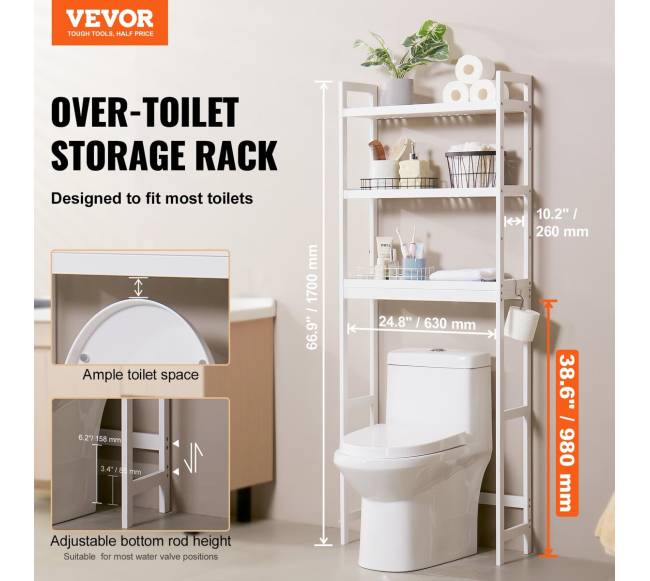 Voniai skirta trijų aukštų lentyna1