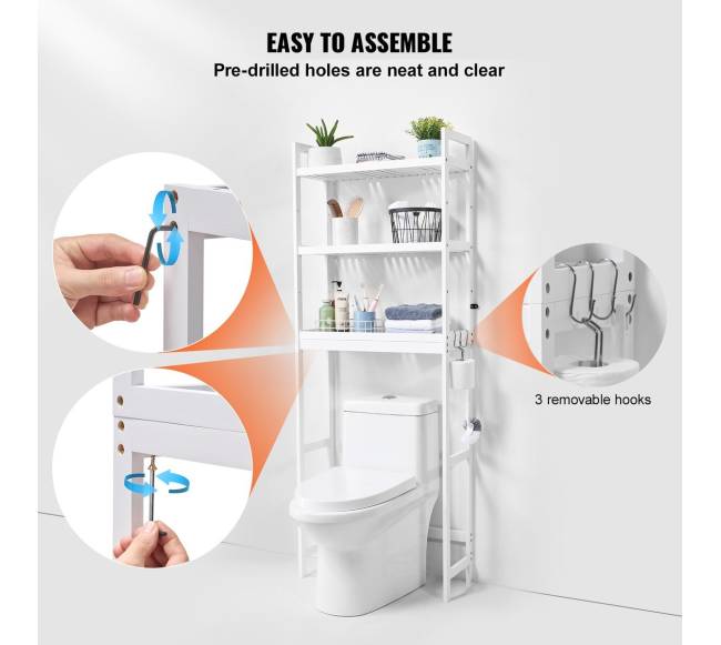 Voniai skirta trijų aukštų lentyna4