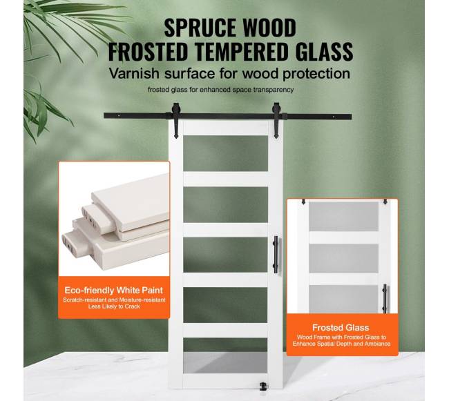 stumdomų durų komplektas 91 x 213 cm2