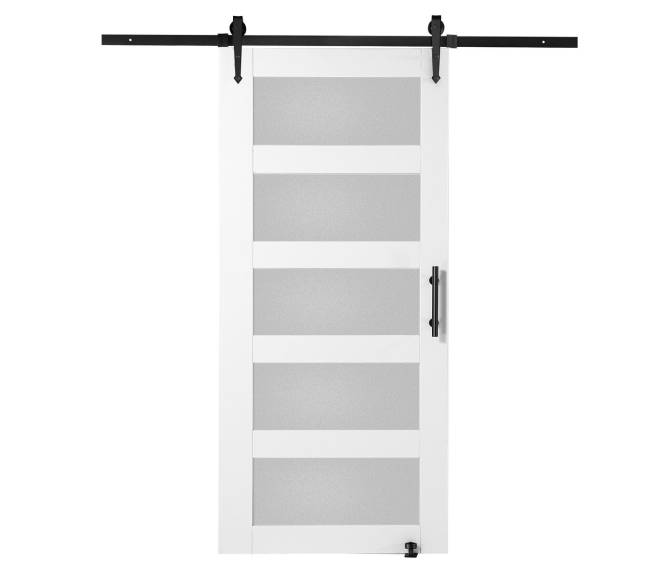 Medinė ir stiklinė stumdomų durų rinkinys0