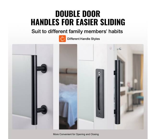 Medinė ir stiklinė stumdomų durų rinkinys5