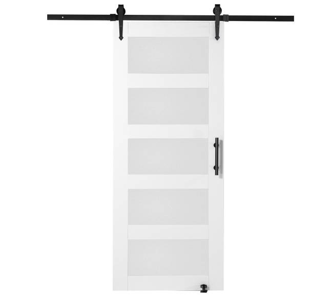 Stumdomų durų medienos ir stiklo komplektas0