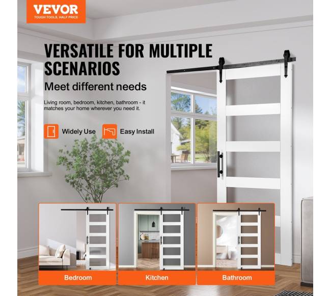 Stumdomų durų medienos ir stiklo komplektas1