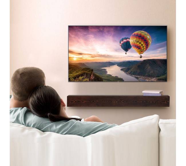 Rusvi medinė židinio lentyna 183 cm7