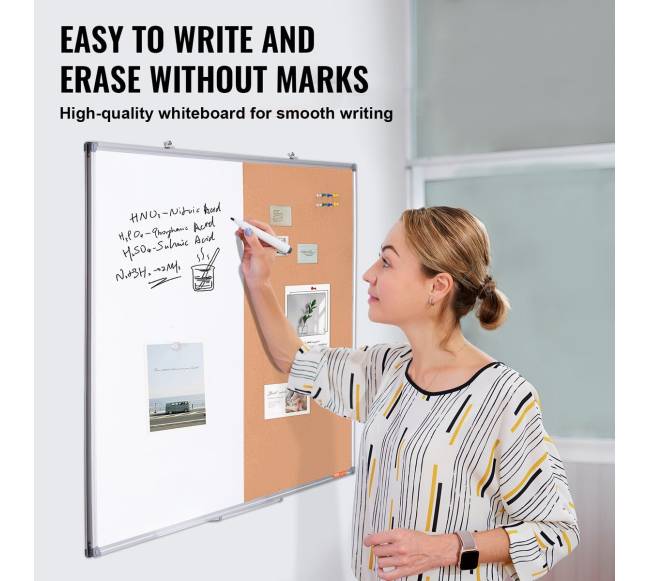 Rašymo ir kamštinė lenta su aliuminio rėmu2