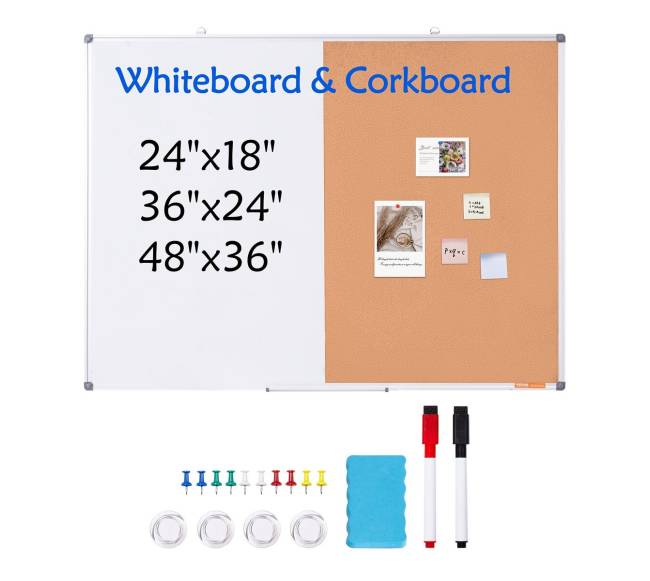 Rašymo ir kamštinė lenta su aliuminio rėmu8