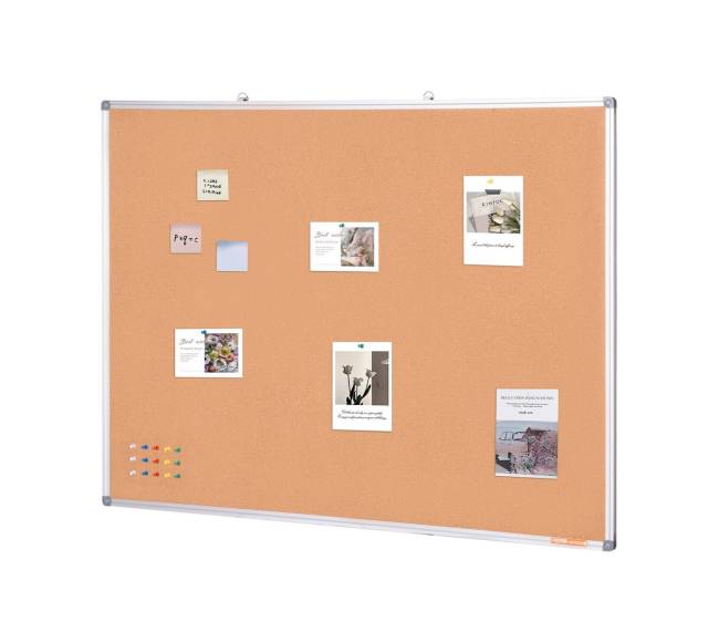 122x91 cm kamštinė lenta su smeigtukais0