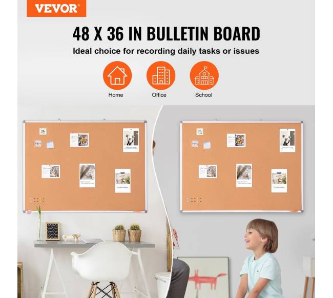 122x91 cm kamštinė lenta su smeigtukais1