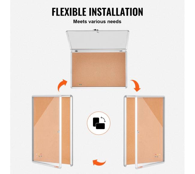 uždara skelbimų lenta su aliuminio rėmu4