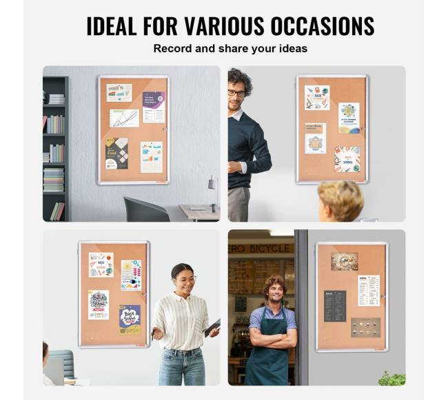 uždara skelbimų lenta su aliuminio rėmu5