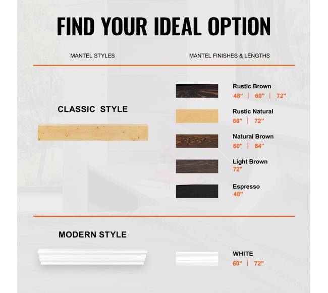 Židinio mantijos medinė lentyna 152 cm natūrali5