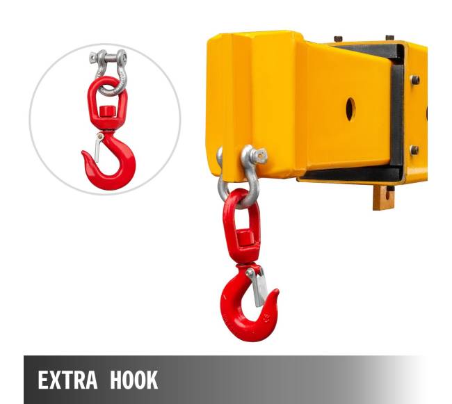 Keltuvo krano priedas 2700 kg keliamumo 3