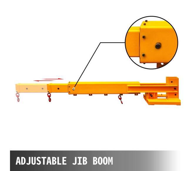 Keltuvo krano priedas 2700 kg keliamumo 4