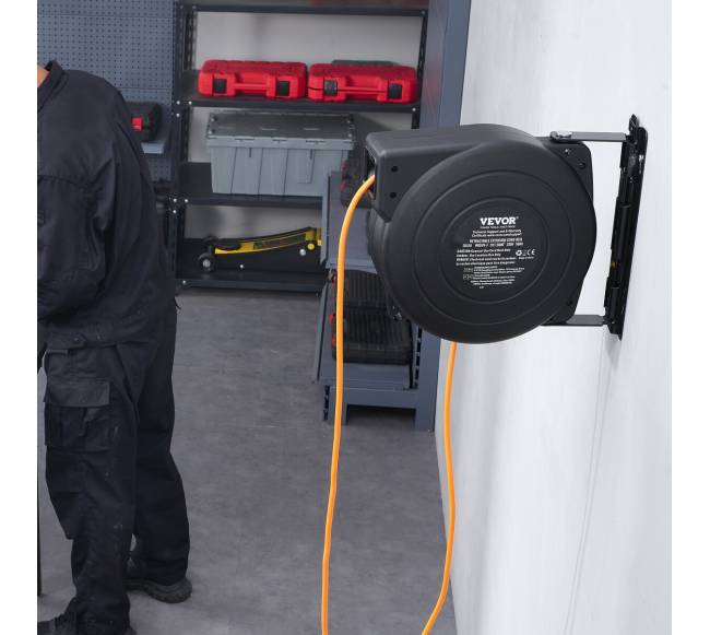 Ištraukiamas maitinimo laido būgnas 19m 1000W7