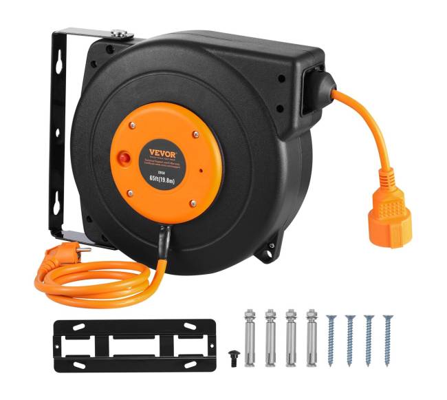 Ištraukiamas maitinimo laido būgnas 19m 1000W8