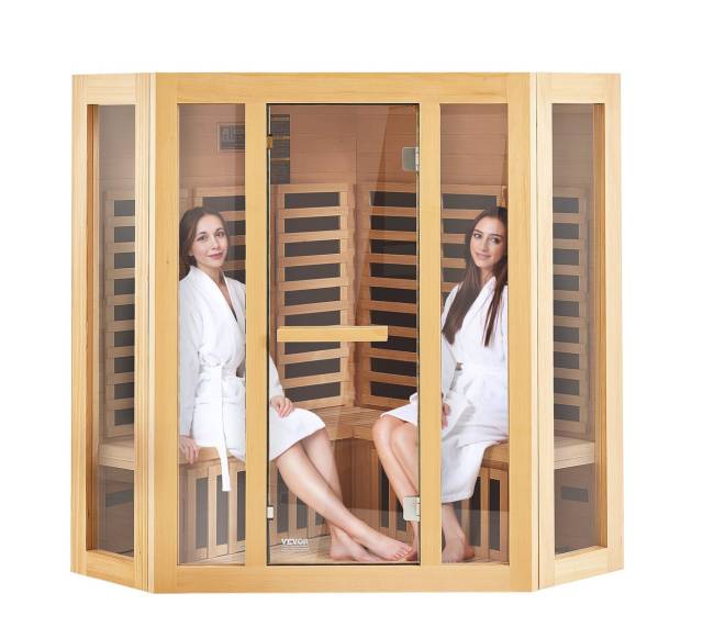 Medinė infraraudonųjų spindulių pirtis 3-4 žmonėms0