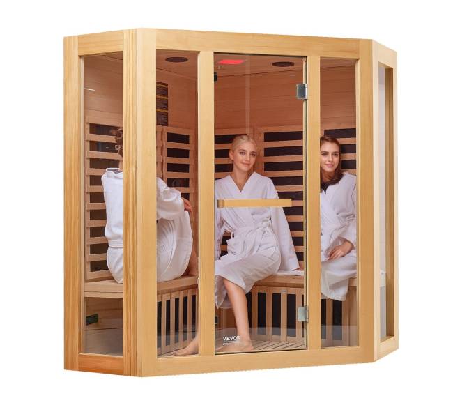 Medinė infraraudonųjų spindulių pirtis 3-4 žmonėms9