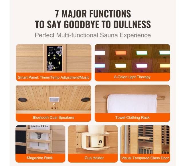 Tolimųjų infraraudonųjų sauna 3-4 asmenims3