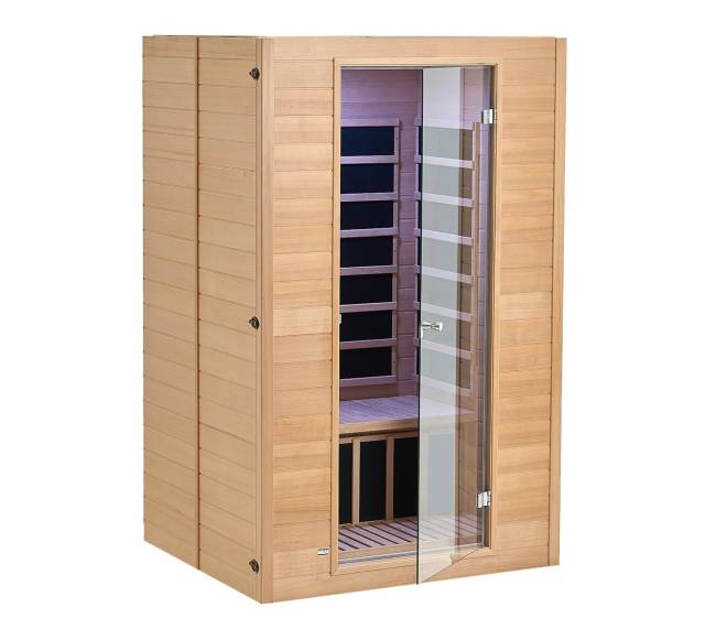 Medinė infraraudonųjų spindulių pirtis namams0