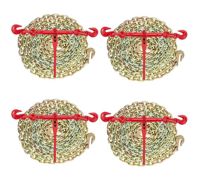 Grandinės komplektas su griebtuvu ir ratchet sistema0